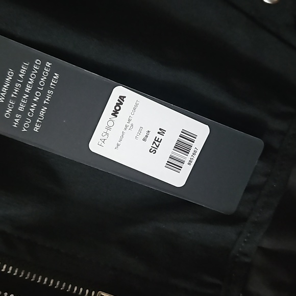 Fashion Nova Corset Top - Medium - Picture 6 of 8